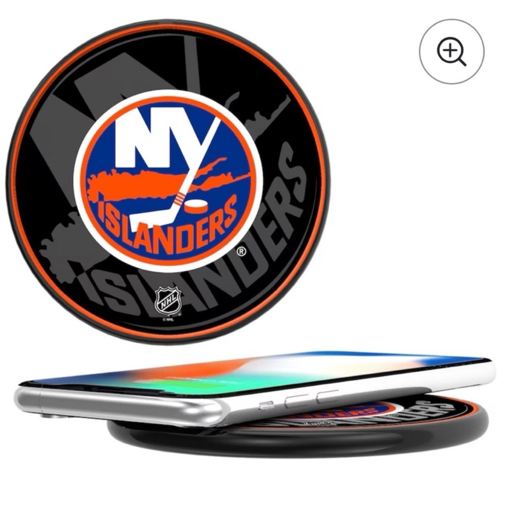 🆕- Fanatics New York Islanders Wireless Phone Charger.